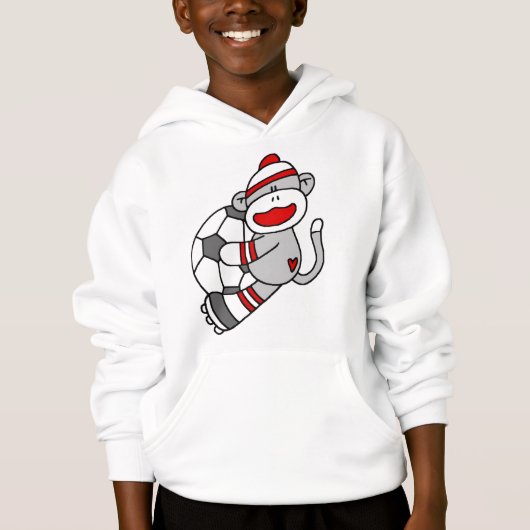 Sock Monkey Soccer Tshirts en Gifts (Voorkant)