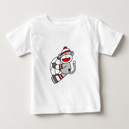 Sock Monkey Soccer Tshirts en Gifts (Voorkant)