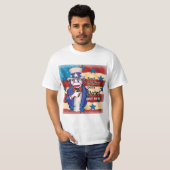 Sock Monkey Stemming T-shirt (Voorkant volledig)