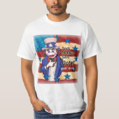 Sock Monkey Stemming T-shirt (Voorkant)