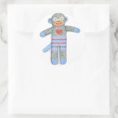 Sock Monkey Sticker (Tas)