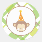 Sock Monkey Sticker (Voorkant)