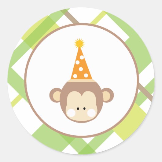 Sock Monkey Sticker (Voorkant)