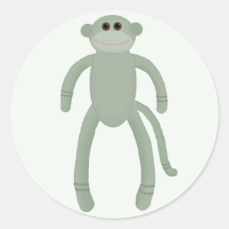 Sock Monkey Stickers