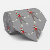 Sock Monkey-Stropdas Stropdas (Opgerold)