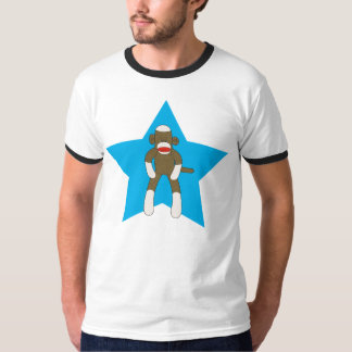 Sock Monkey Super Star T-shirt
