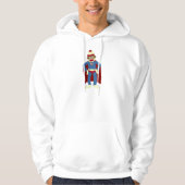 Sock Monkey Superheld Hoodie (Voorkant)