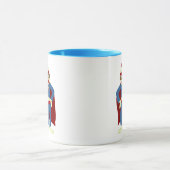 Sock Monkey Superheld Mok (Midden)