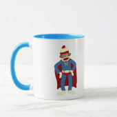 Sock Monkey Superheld Mok (Links)