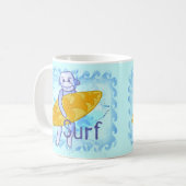 Sock Monkey Surfer mok (Voorkant links)