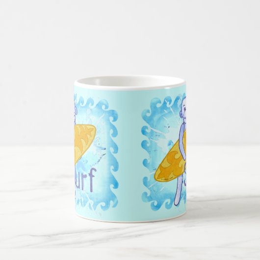 Sock Monkey Surfer-mok Koffiemok (Center)