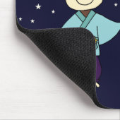 Sock Monkey Tanabata Mousepad Muismat (Hoek)