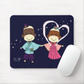 Sock Monkey Tanabata Mousepad Muismat (Met muis)