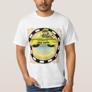 Sock Monkey Taxi T-shirt