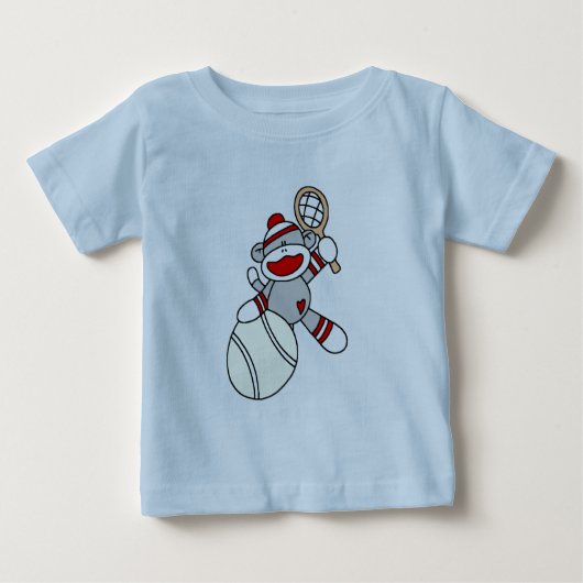 Sock Monkey Tennis Tshirts en Gifts (Voorkant)