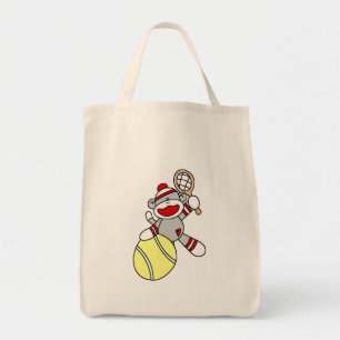 Sock Monkey Tennis Tshirts en Gifts Tote Bag