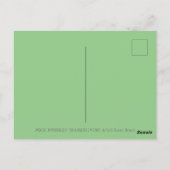 SOCK MONKEY THANKSGIVING EN PUMPKIN PIE BRIEFKAART (Achterkant)