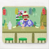 Sock Monkey Tiki Bar Muismat (Voorkant)