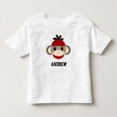 Sock Monkey Toddler Shirt (Voorkant)