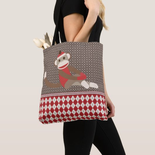 Sock Monkey Tote Bag (Dichtbij)