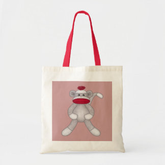 Sock Monkey Tote Bag