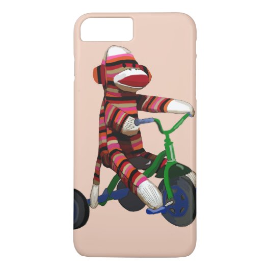 Sock Monkey Tricycle Case-Mate iPhone Case (Achterkant)