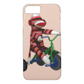 Sock Monkey Tricycle Case-Mate iPhone Case (Achterkant)
