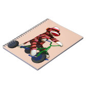 Sock Monkey Tricycle Notitieboek (Linkerzijde)