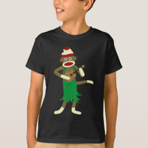 Sock Monkey Ukulele T-shirt