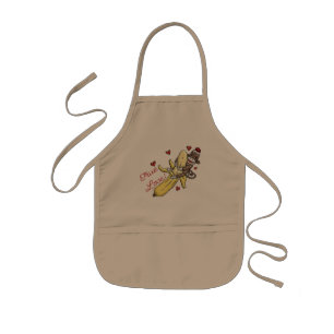 Sock Monkey Valentijn Merchandise Kinder Schort