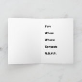 Sock Monkey verjaardagsfeestje uitnodiging (Binnen)