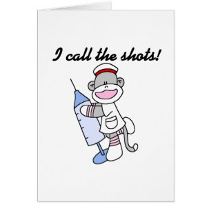 Sock Monkey verpleegster ik noem de showcadeautjes