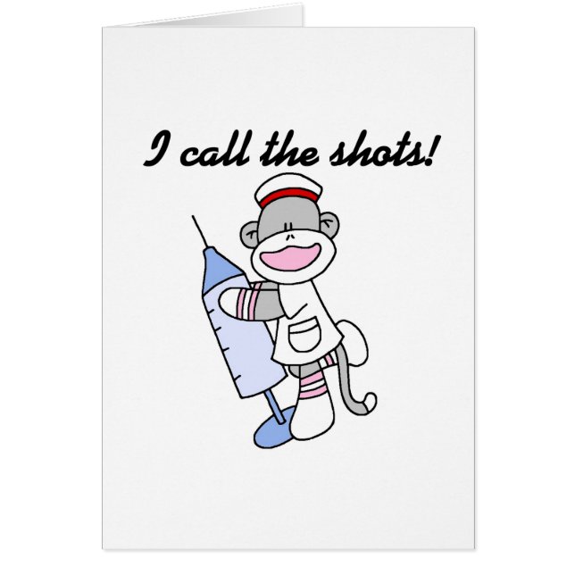 Sock Monkey verpleegster ik noem de showcadeautjes (Voorkant)