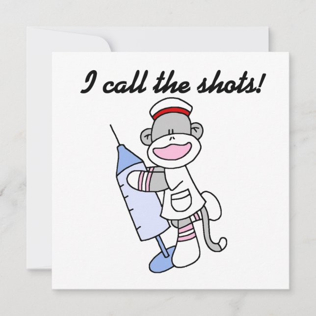Sock Monkey verpleegster ik noem de showcadeautjes (Voorkant)