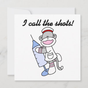 Sock Monkey verpleegster ik noem de showcadeautjes
