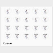 Sock Monkey verpleegster ik noem de showcadeautjes Hart Sticker (Vel)