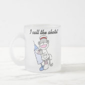 Sock Monkey verpleegster ik noem de showcadeautjes Matglas Koffiemok (Links)