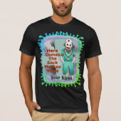 Sock Monkey verpleegster T-shirt (Voorkant)