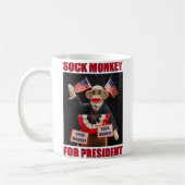 Sock Monkey voor Mok van Presidenten (Links)