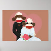 Sock Monkey Wedding (Bowty & Violet) Poster (Voorkant)