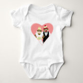 Sock Monkey Wedding Romper (Voorkant)