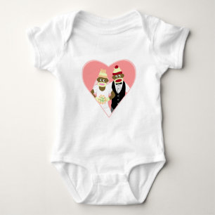 Sock Monkey Wedding Romper