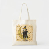 Sock Monkey Witch canvas tassen (Voorkant)