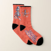 Sock Monkey Women's Oranje sokken (Paar)