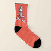 Sock Monkey Women's Oranje sokken (Links binnenkant)