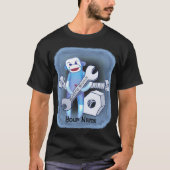 Sock Monkey Wrench monteur T-shirt (Voorkant)