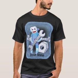Sock Monkey Wrench monteur T-shirt
