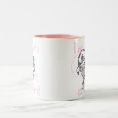 Sock Monkey, zo'n meisje Tweekleurige Koffiemok (Center)