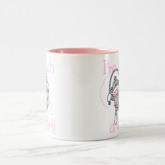 Sock Monkey, zo'n meisje Tweekleurige Koffiemok (Center)