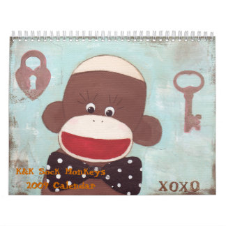 Sock Monkeys Cale Kalender